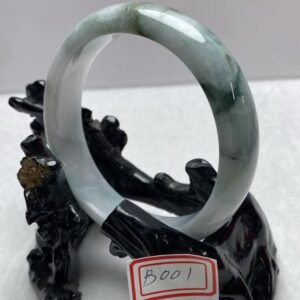 B001 天然A貨翡翠手鐲・玉鐲・59.4圍・實物拍攝・附鑑定證書
