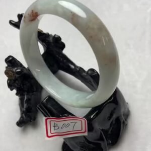 B007 天然A貨翡翠手鐲・玉鐲・58.1圍・實物拍攝・附鑑定證書