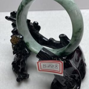 B008 天然A貨翡翠手鐲・玉鐲・58.3圍・實物拍攝・附鑑定證書