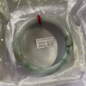 B013 天然A貨翡翠手鐲・玉鐲・59.5圍・實物拍攝・附鑑定證書