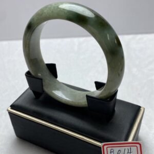 B014 天然A貨翡翠手鐲・玉鐲・55.1圍・實物拍攝・附鑑定證書