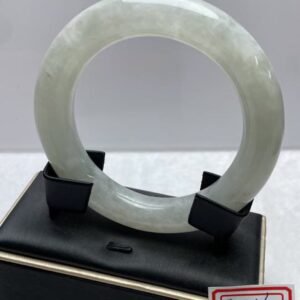 B016 天然A貨翡翠手鐲・玉鐲・53.5圍・實物拍攝・附鑑定證書