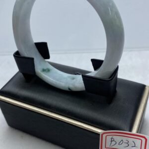 B032 天然A貨翡翠手鐲・玉鐲・55圍・實物拍攝・附鑑定證書