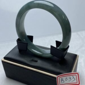 B033 天然A貨翡翠手鐲・玉鐲・55.2圍・實物拍攝・附鑑定證書