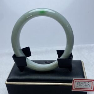 B035 天然A貨翡翠手鐲・玉鐲・55.2圍・實物拍攝・附鑑定證書