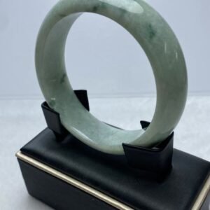 B054 天然A貨翡翠手鐲・玉鐲・56.6圍・實物拍攝・附鑑定證書