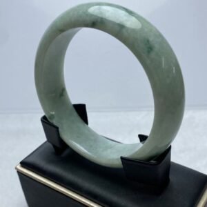 B054 天然A貨翡翠手鐲・玉鐲・56.6圍・實物拍攝・附鑑定證書