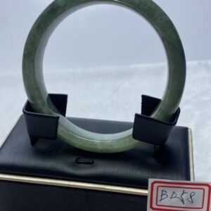 B058 天然A貨翡翠手鐲・玉鐲・56圍・實物拍攝・附鑑定證書