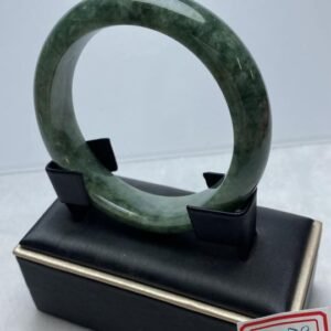 B078 天然A貨翡翠手鐲・玉鐲・57.2圍・實物拍攝・附鑑定證書