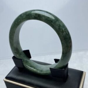 B078 天然A貨翡翠手鐲・玉鐲・57.2圍・實物拍攝・附鑑定證書