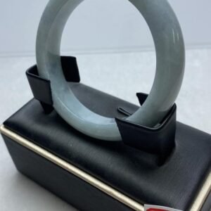 B107 天然A貨翡翠手鐲・玉鐲・50圍・實物拍攝・附鑑定證書