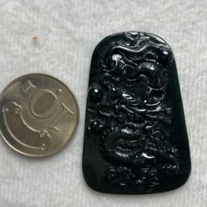 B163 天然A貨翡翠掛件・實物拍攝