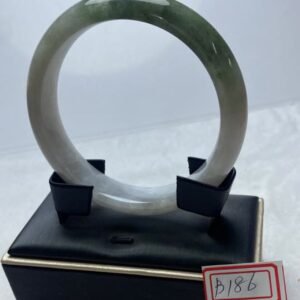 B186 天然A貨翡翠手鐲・玉鐲・60圍・實物拍攝