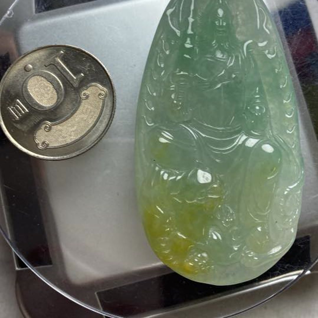 B215 天然A貨翡翠掛件 實拍