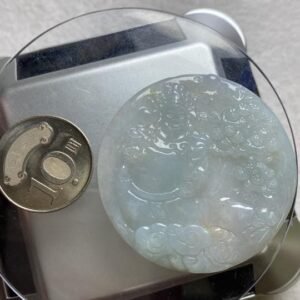 B220 天然A貨翡翠掛件・實物拍攝