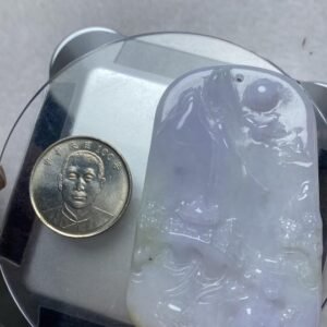 B260 天然A貨翡翠掛件・實物拍攝
