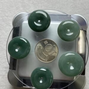 B292 天然A貨翡翠掛件（五件）・實物拍攝