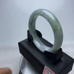 B401 天然A貨翡翠手鐲・玉鐲・57圍・實物拍攝