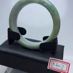 B407 天然A貨翡翠手鐲・玉鐲・57.5圍・實物拍攝