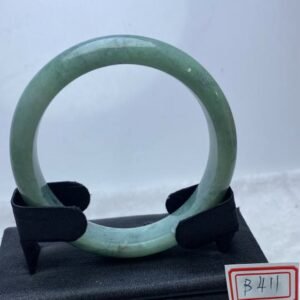 B411 天然A貨翡翠手鐲・玉鐲・58.6圍・實物拍攝