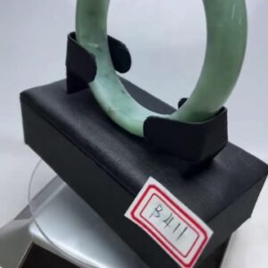 B411 天然A貨翡翠手鐲・玉鐲・58.6圍・實物拍攝