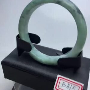 B415 天然A貨翡翠手鐲・玉鐲・58.5圍・實物拍攝