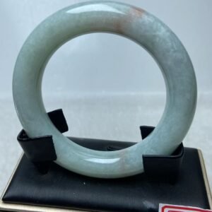 B546 天然A貨翡翠手鐲・玉鐲・54圍・實物拍攝・附大陸鑑定證書