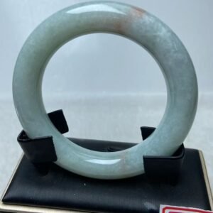 B546 天然A貨翡翠手鐲・玉鐲・54圍・實物拍攝・附大陸鑑定證書