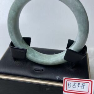 B548 天然A貨翡翠手鐲・玉鐲・54.9圍・實物拍攝・附大陸鑑定證書